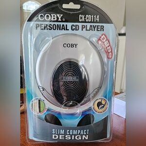 Coby CX-CD114 Personal/Portable CD Player w/ Adaptor